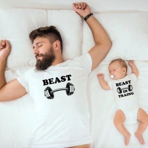 Teниска+Бебешка Боди – Beast