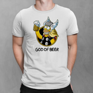 Мъжка тениска God of beer