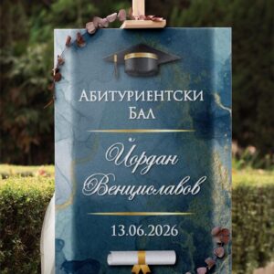 Табло за абитуриент/ка Тюркоаз